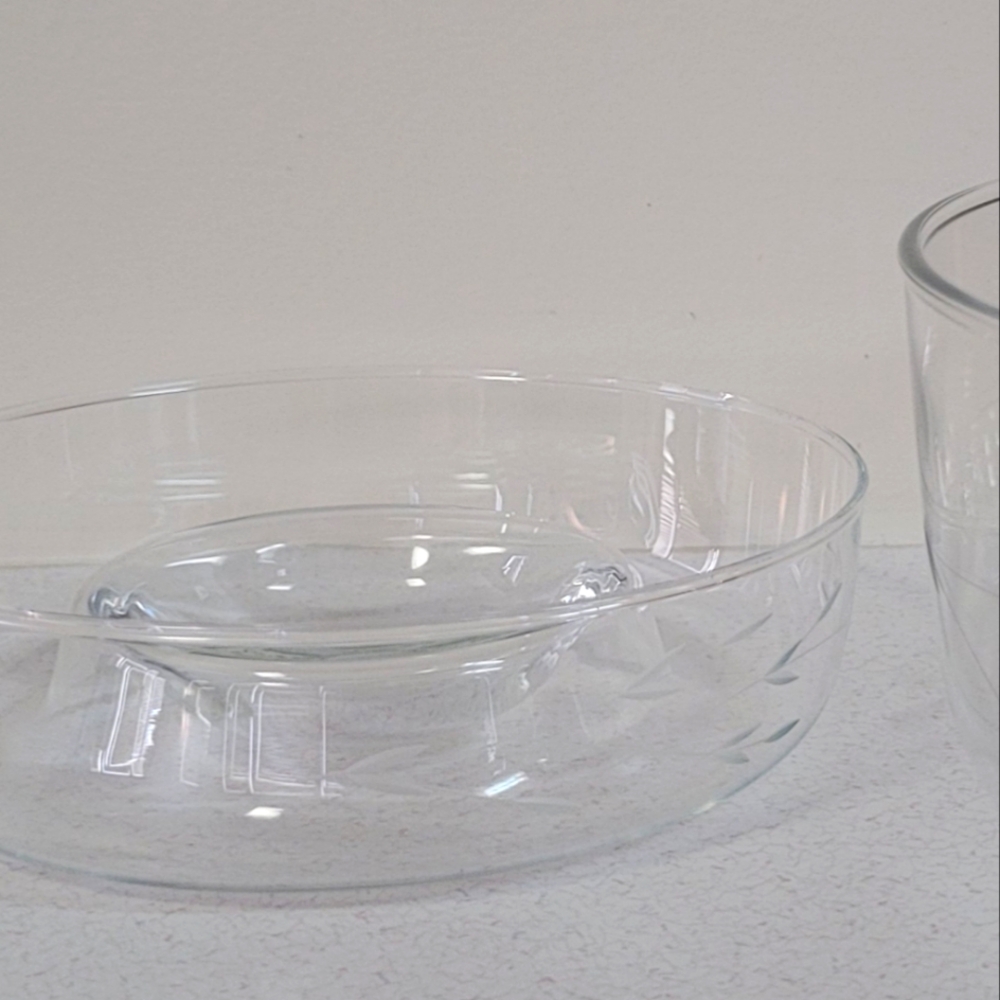 Princess House Chip & Dip Single Serve Bowl Rare